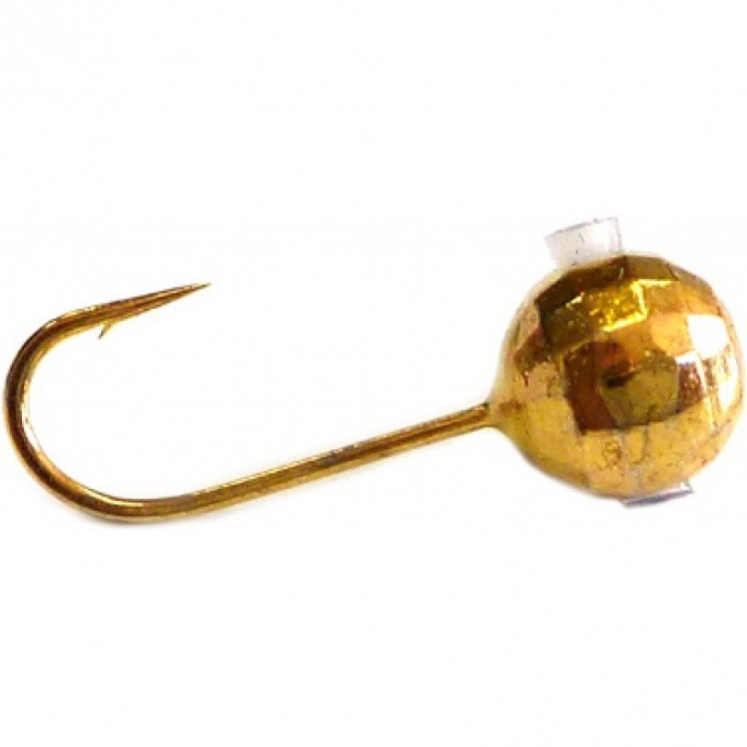 Мормышка вольфрамовая LUCKY JOHN ШАР граненый с отверстием и кембриком 40мм, цвет 10 LJ01040-02