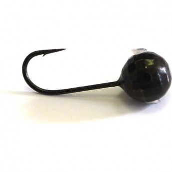 Мормышка вольфрамовая LUCKY JOHN ШАР граненый с отверстием и кембриком 50мм, цвет 31