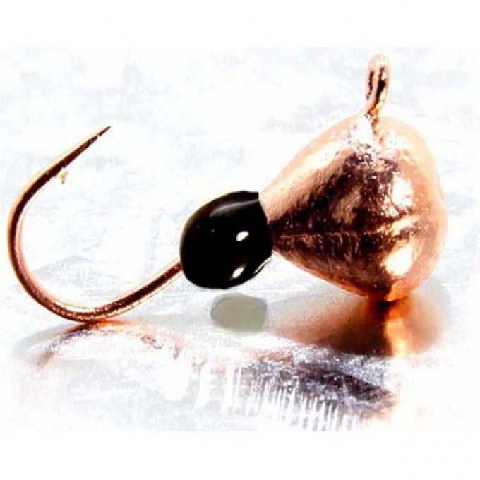 Мормышка вольфрамовая LUCKY JOHN КАПЛЯ с петелькой и эпоксидной каплей 30мм, цвет bc LJ09030-111