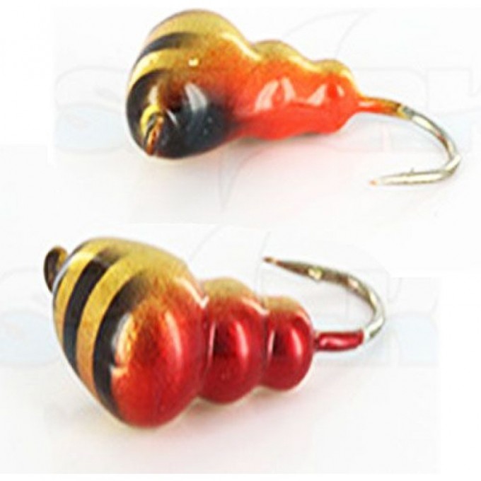 Мормышка вольфрамовая LUCKY JOHN МУРАВЕЙ крашеная с петелькой 50мм, цвет 57 LJ20050-57