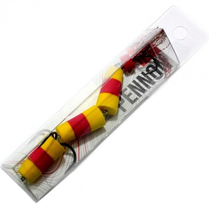 Приманка джиговая LUCKY JOHN PENNON 13 см, цвет желтый/красный/желтый в блистере FB3002321