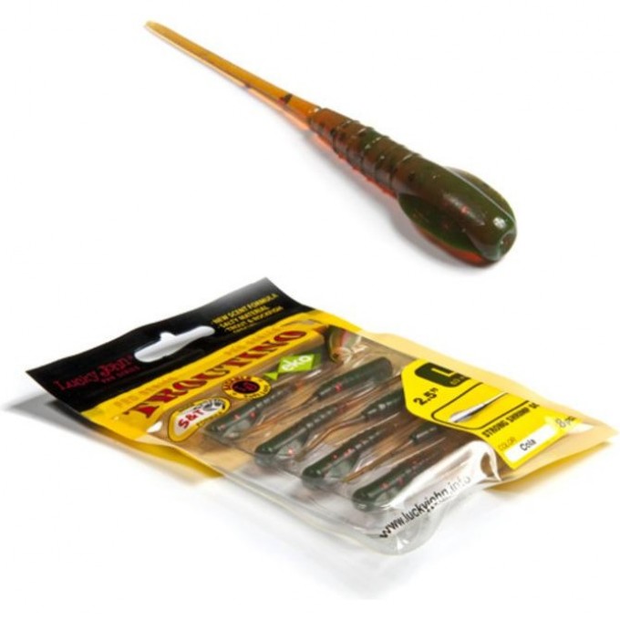 Твистеры съедобные LUCKY JOHN PRO SERIES TROUTINO, 2.5 in (63 мм), цвет pa16, 8шт 140126-PA16