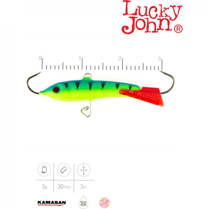 Балансир LUCKY JOHN CLASSIC 3 30 мм, цвет 36RT 81300-36RT