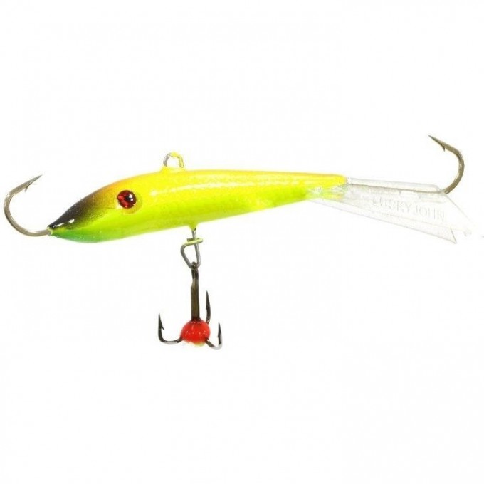 Балансир LUCKY JOHN FIN 5 + тройник 70Мм/57 Блистер 71513-57