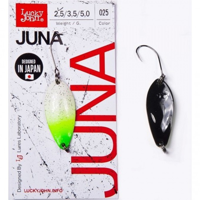 Блесна колеблющаяся LUCKY JOHN JUNA 2,5 г, цвет 025 LJJU25-025