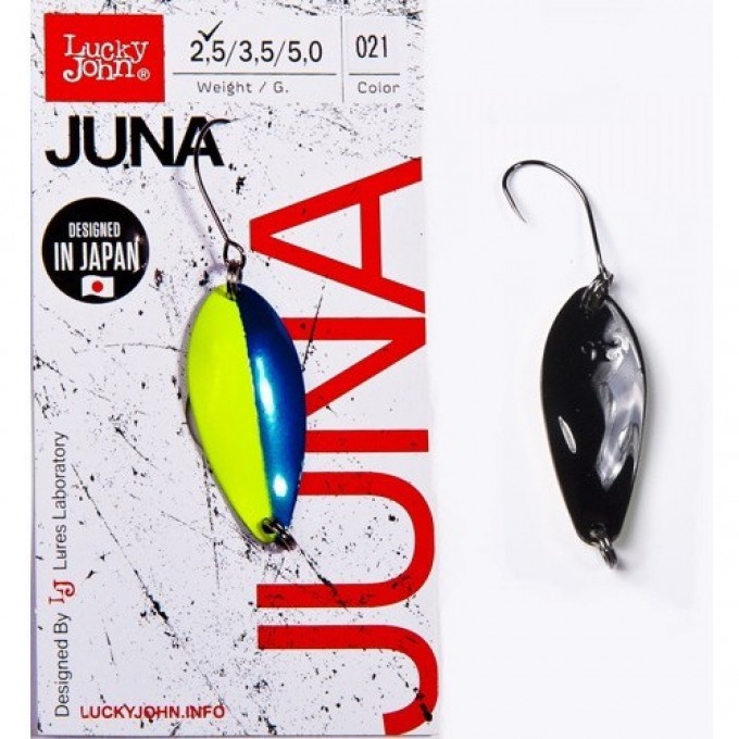 Блесна колеблющаяся LUCKY JOHN JUNA 3,5 г, цвет 021 LJJU35-021