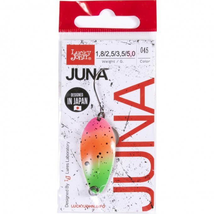 Блесна колеблющаяся LUCKY JOHN JUNA 5 г, цвет 045 LJJU50-045
