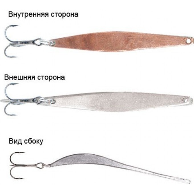 Блесна вертикальная зимняя LUCKY JOHN MODEL O 365 с тройником kamasan Cs 7365-CS