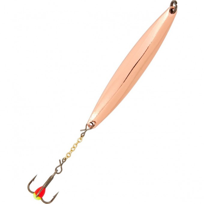 Блесна вертикальная зимняя LUCKY JOHN NAIL BLADE с цепочкой и тройником 45Mm LJNB45-C