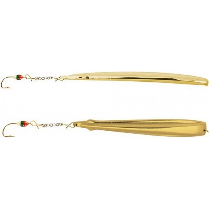 Блесна вертикальная зимняя LUCKY JOHN SCANDI с цепочкой и крючком 11.9Г G Блистер 8970-G