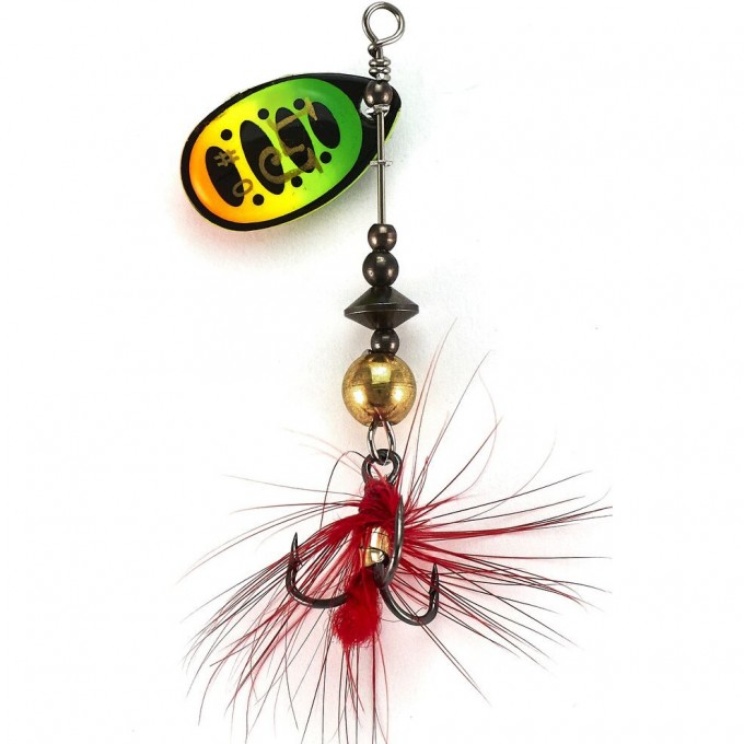 Блесна вращающаяся LUCKY JOHN BONNIE BLADE №0, 2,7 г, цвет 008 LJBB00-008