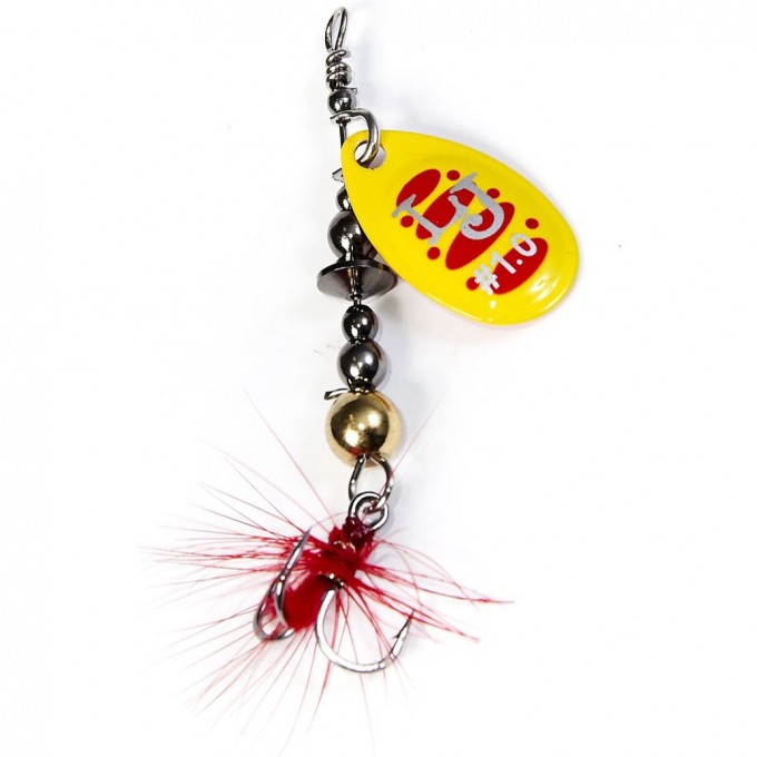 Блесна вращающаяся LUCKY JOHN BONNIE BLADE №1, 3,5 г, цвет 010 LJBB01-010