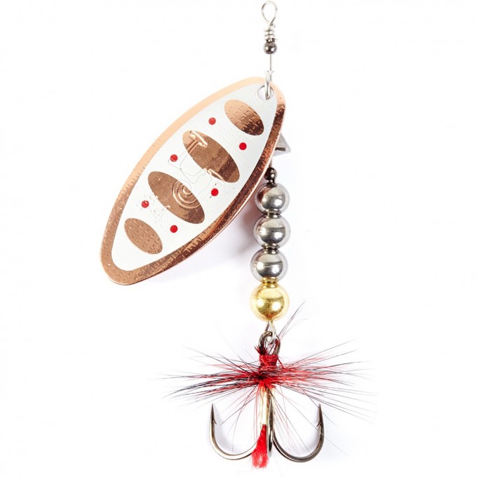 Блесна вращающаяся LUCKY JOHN SHELT BLADE TUNGSTEN BODY №4, 20 г, цвет 007 LJSBT04-007