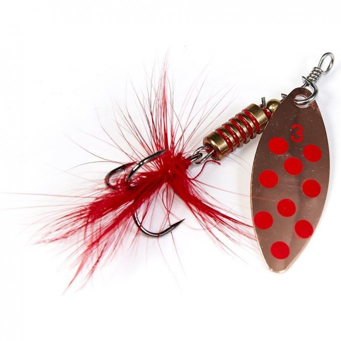 Блесна вращающаяся LUCKY JOHN SPIN-X LONG №3, 6 г, цвет Cr LJSL03-CR