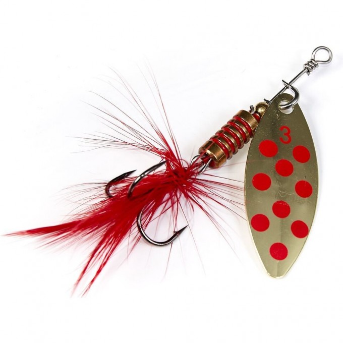 Блесна вращающаяся LUCKY JOHN SPIN-X LONG №3, 6 г, цвет Gr LJSL03-GR