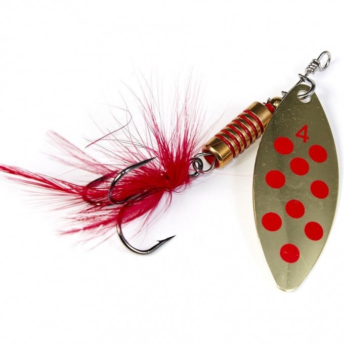 Блесна вращающаяся LUCKY JOHN SPIN-X LONG №4, 9 г, цвет Gr LJSL04-GR