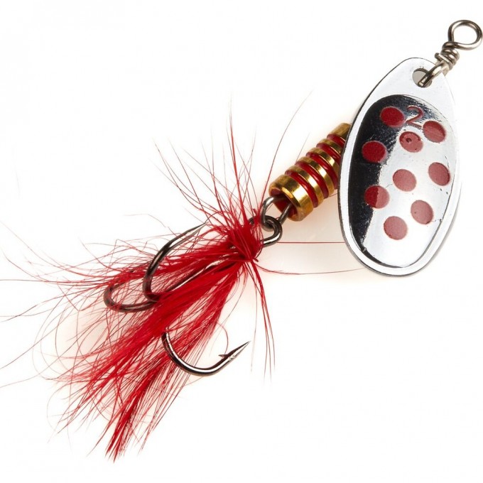 Блесна вращающаяся LUCKY JOHN SPIN-X ROUND №2, 5 г, цвет Sr LJSR02-SR