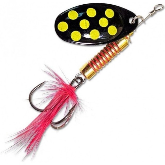 Блесна вращающаяся LUCKY JOHN SPIN-X ROUND №4, 11 г, цвет Bf LJSR04-BF