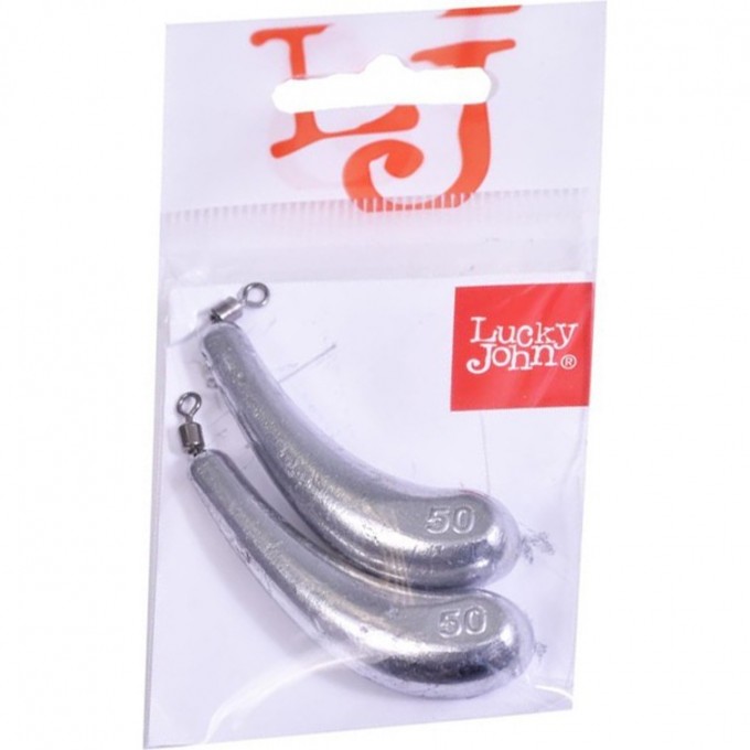 Груза LUCKY JOHN DROP SHOT BANANA 40г 2шт LJDB-040