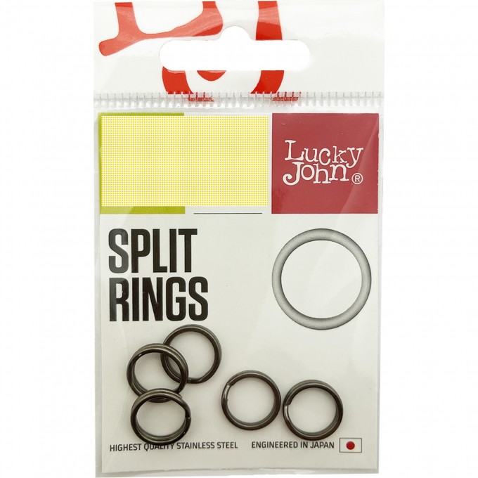 Кольца заводные LUCKY JOHN PRO SERIES SPLIT RINGS 07.6Мм/07Кг 7Шт. LJP5117-004