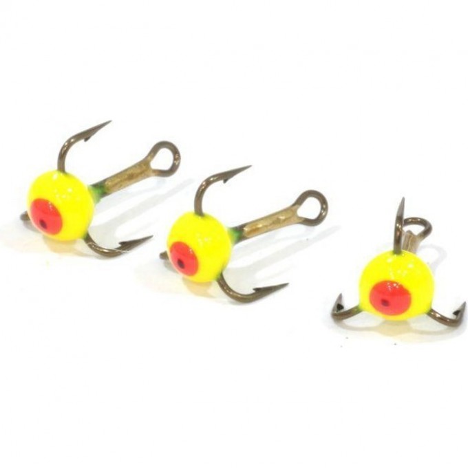 Крючок-тройник для приманок LUCKY JOHN с каплей, №8, цвет 04 LJ99080-04