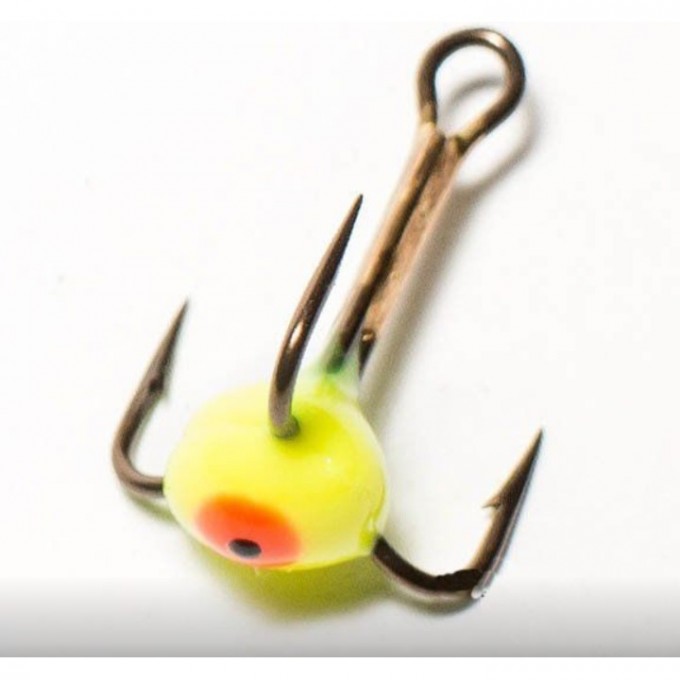Крючок-тройник для приманок LUCKY JOHN с каплей цветной, №10, цвет 04 LJ99100-04
