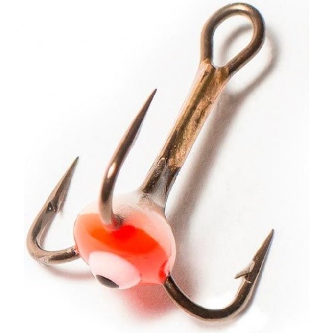 Крючок-тройник для приманок LUCKY JOHN с каплей цветной, №10, цвет fr LJ99040-02