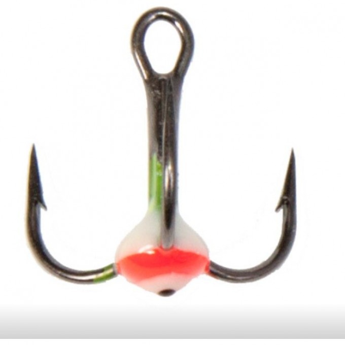 Крючок-тройник для приманок LUCKY JOHN с каплей цветной, №14, цвет f LJ99140-01