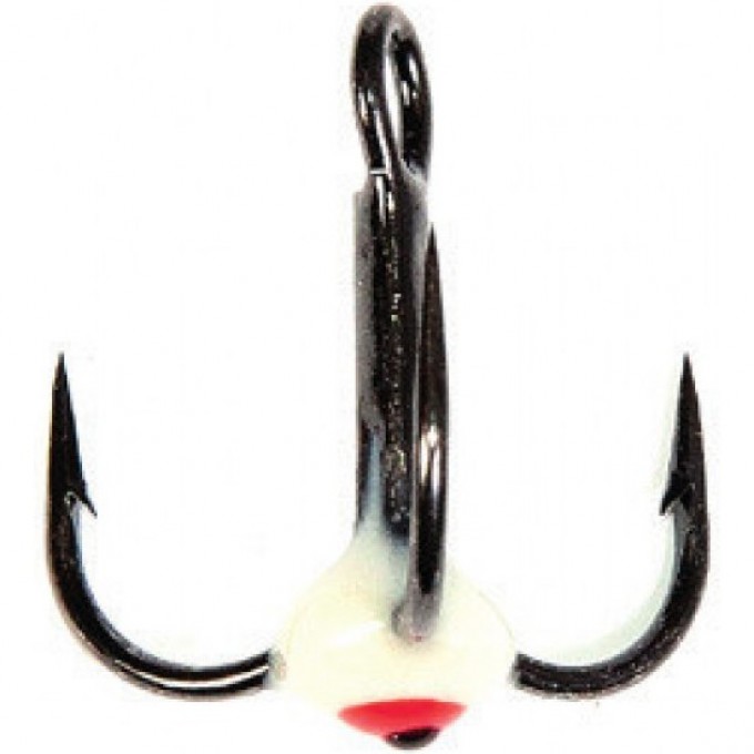 Крючок-тройник для приманок LUCKY JOHN с каплей цветной, №4, цвет f LJ99040-01