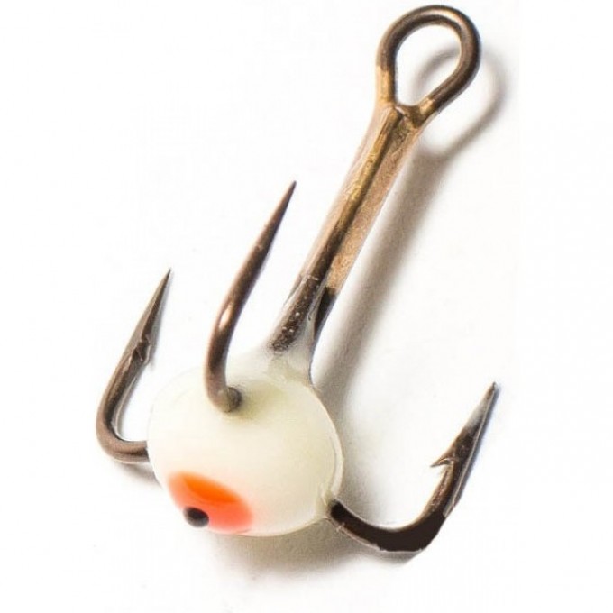 Крючок-тройник для приманок LUCKY JOHN с каплей цветной, №8, цвет f LJ99060-01