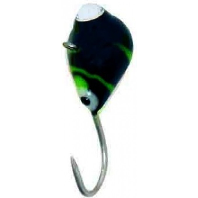 Мормышка вольфрамовая LUCKY JOHN КАПЛЯ с петелькой, глазком и кристаллом Swarovski 50мм, цвет b LJ09050-22