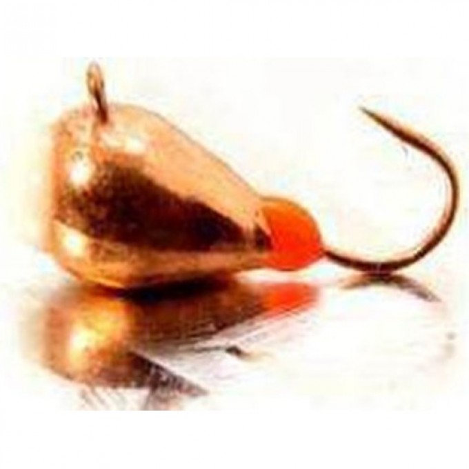 Мормышка вольфрамовая LUCKY JOHN КАПЛЯ с петелькой и эпоксидной каплей 25мм, цвет rc LJ09025-115