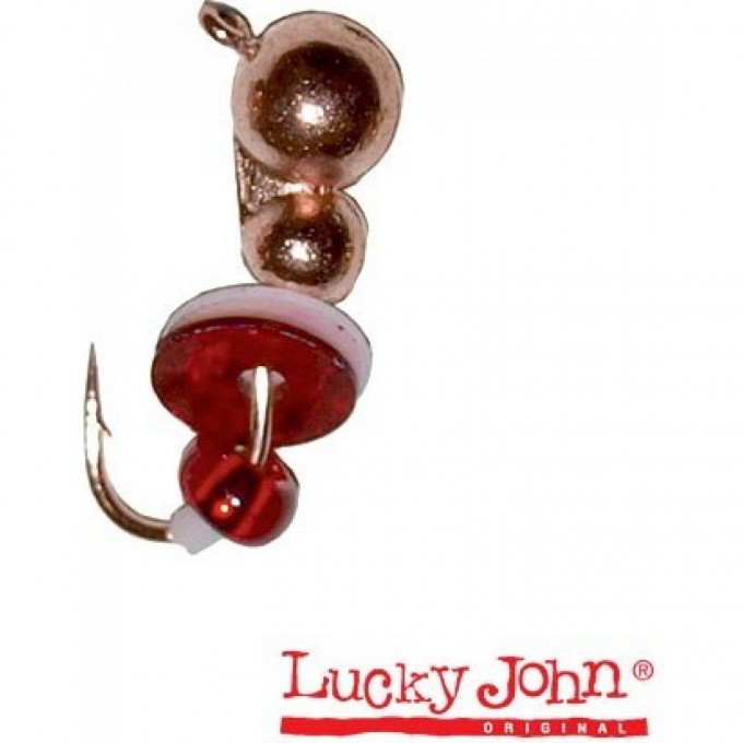 Мормышка вольфрамовая LUCKY JOHN МУРАВЕЙ с петелькой и бисером 40мм, цвет c LJ21040-03