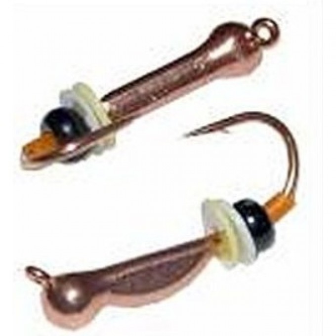 Мормышка вольфрамовая LUCKY JOHN ОСА с петелькой оснащённая паетками и кембриком 35мм, цвет c LJ23035-03