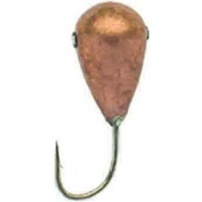 Мормышка вольфрамовая LUCKY JOHN SALMO КАПЛЯ с отверстием и кембриком 40мм, цвет c LJ08040-03