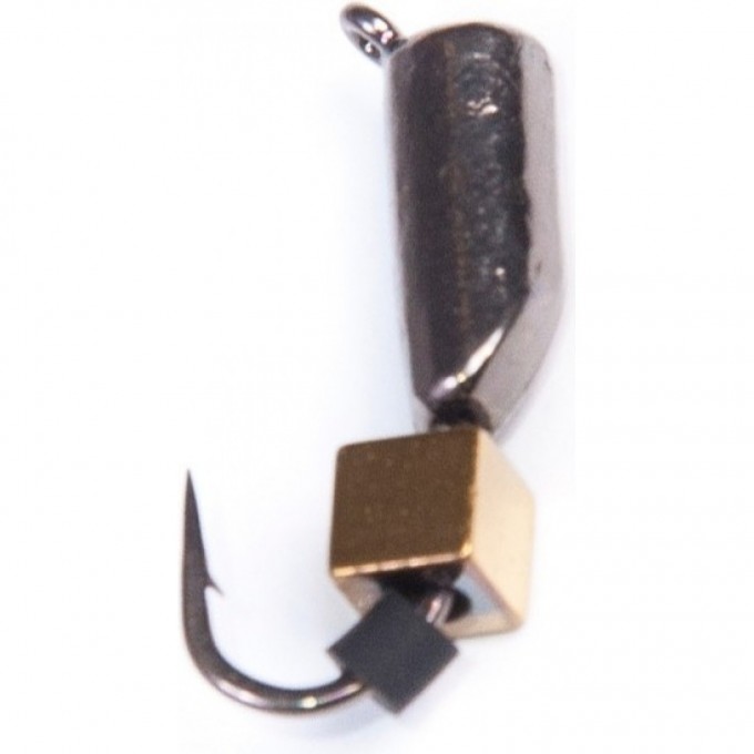 Мормышка вольфрамовая LUCKY JOHN СТОЛБИК с петелькой и кубриком золото 70мм, 025/14 LJ35070-14