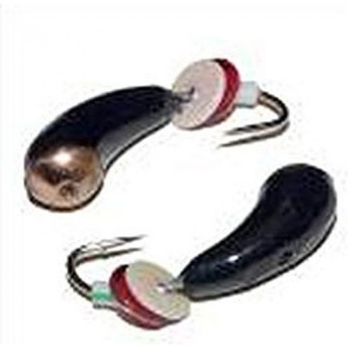 Мормышка вольфрамовая LUCKY JOHN УРАЛКА с отверстием, коронкой и бисером 30мм, цвет g LJ13030-140