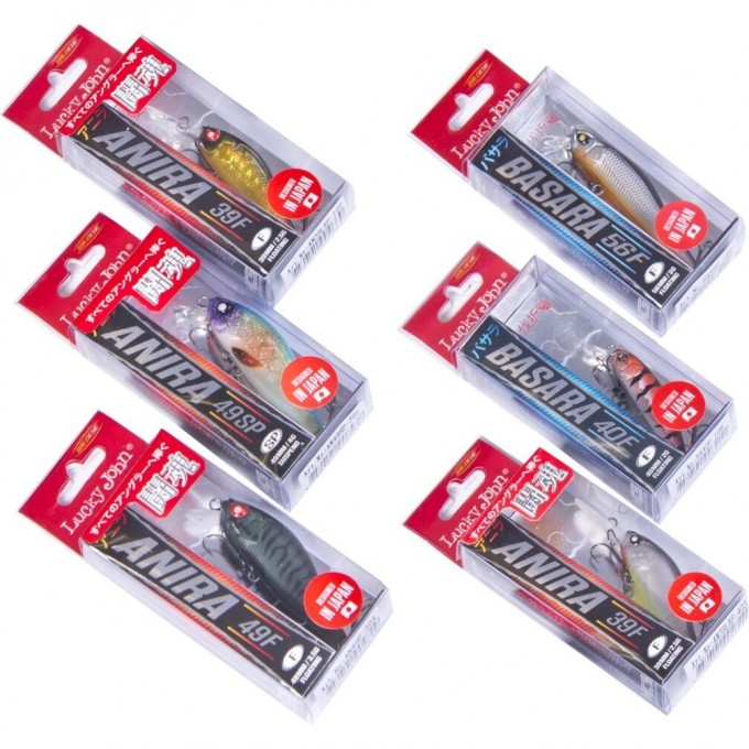 Набор воблеров LUCKY JOHN PRO SERIES 01 SET 6шт. LJVP-001SET