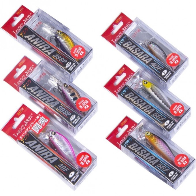 Набор воблеров LUCKY JOHN PRO SERIES 04 SET 6шт. LJVP-004SET