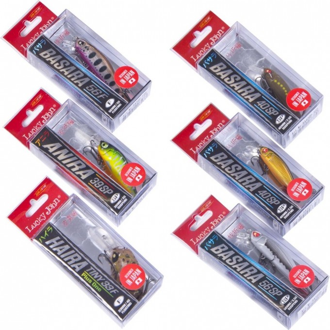 Набор воблеров LUCKY JOHN PRO SERIES 09 SET 6шт. LJVP-009SET