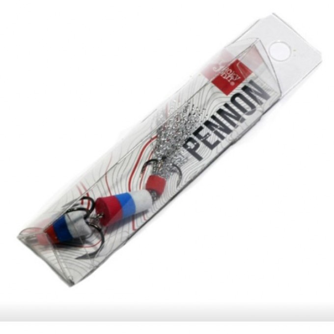 Приманка джиговая LUCKY JOHN PENNON 12 см, цвет Крас./син./бел. в блистере FB3001697