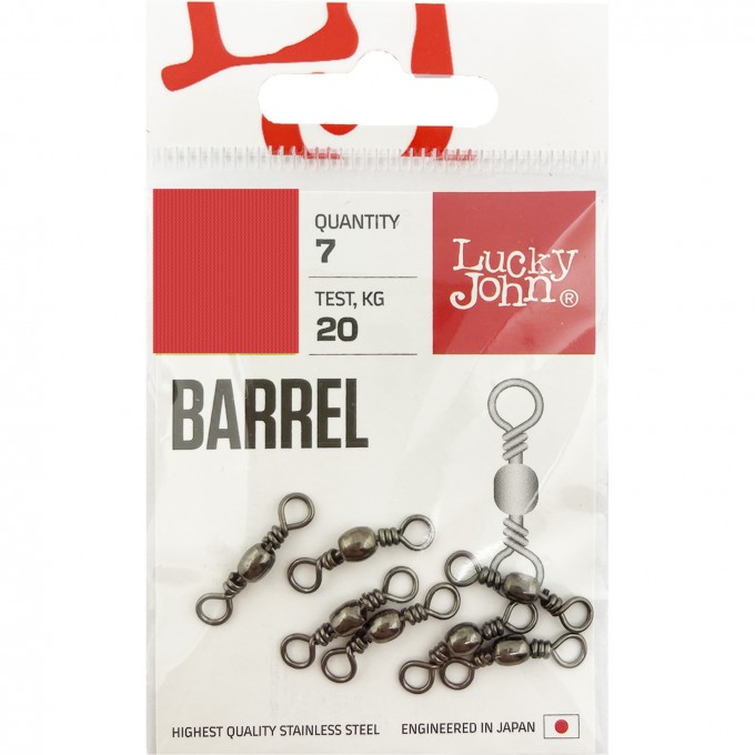 Вертлюги LUCKY JOHN PRO SERIES BARRE 007 7Шт. LJP5106-007