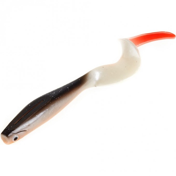 Виброхвост LUCKY JOHN 3D SERIES KUBIRA FIRE TAIL 9" (22,8 см), цвет PG18, 1 шт. 140437-PG18