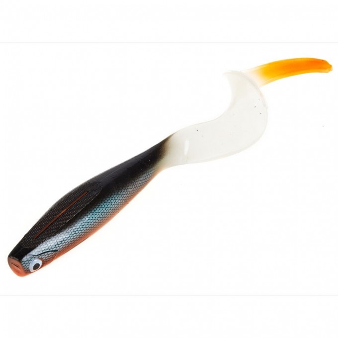 Виброхвост LUCKY JOHN 3D SERIES KUBIRA FIRE TAIL 9" (22,8 см), цвет PG40, 1 шт. 140437-PG40