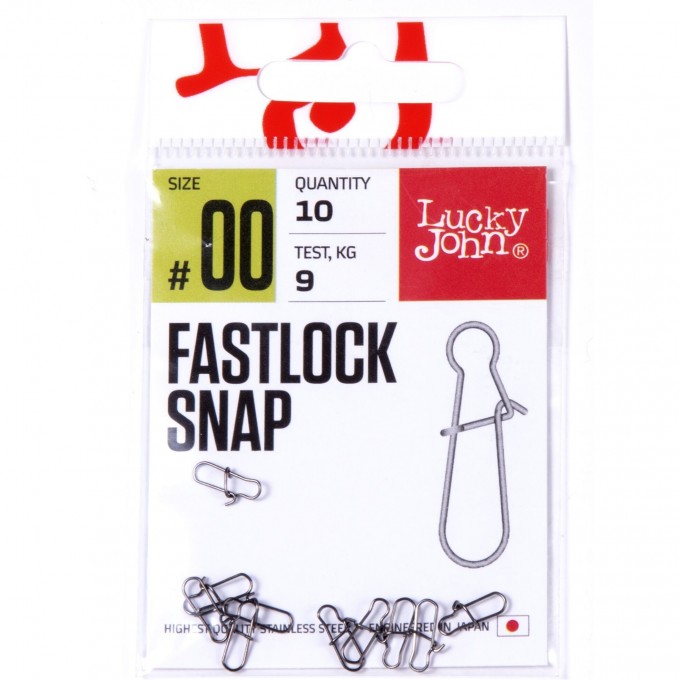 Застежки LUCKY JOHN PRO SERIES FASTLOCK SNAP 001 10Шт. LJP5111-001