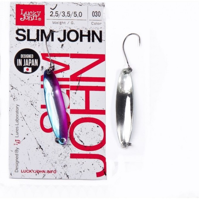 Блесна колеблющаяся LUCKY JOHN SLIM JOHN 3,5 г, цвет 033 LJSJ35-033