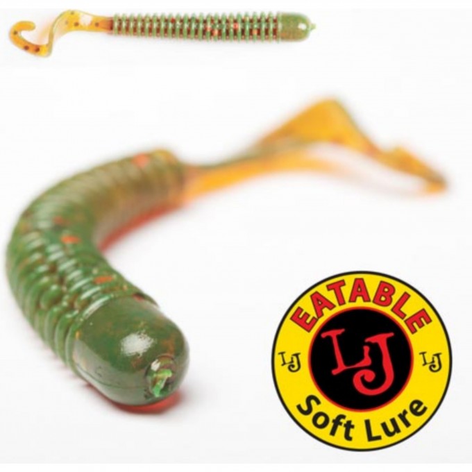 Твистеры съедобные LUCKY JOHN PRO SERIES BALLIST 2.5in (63 мм), цвет pa16, 10 шт. 140101-PA16