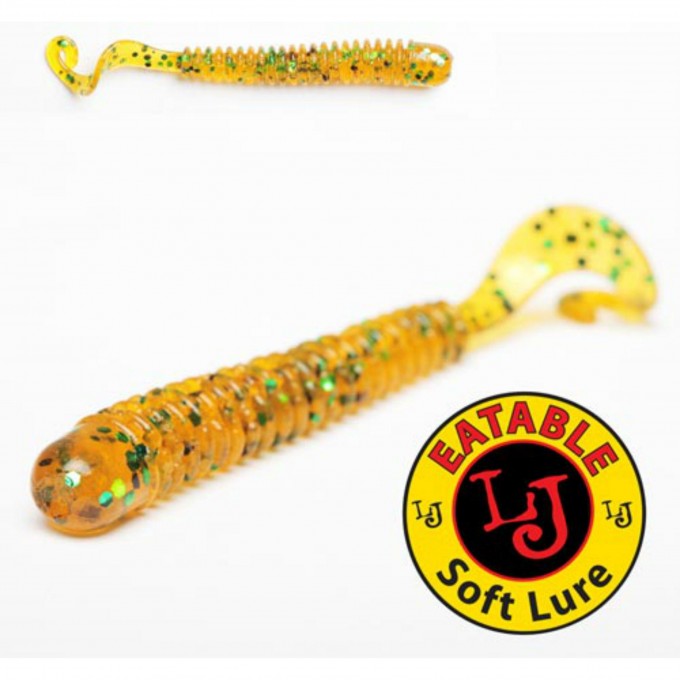 Твистеры съедобные LUCKY JOHN PRO SERIES BALLIST 4.0in (102 мм), цвет pa19 6шт.. 140129-PA19